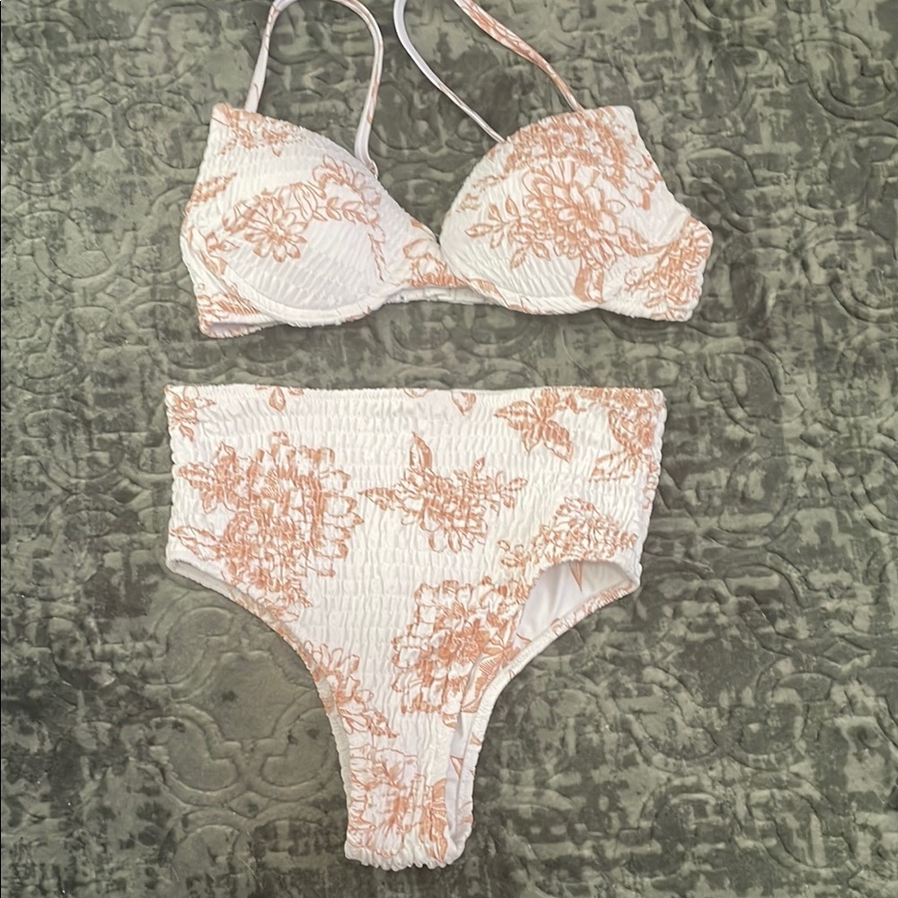 Shein Floral Bikini Set